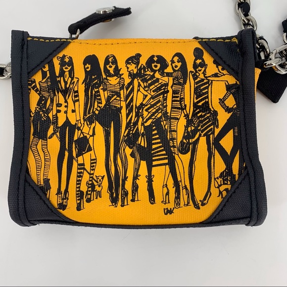 Izak Yellow Save the Bees Small Crossbody Purse - Picture 3 of 16